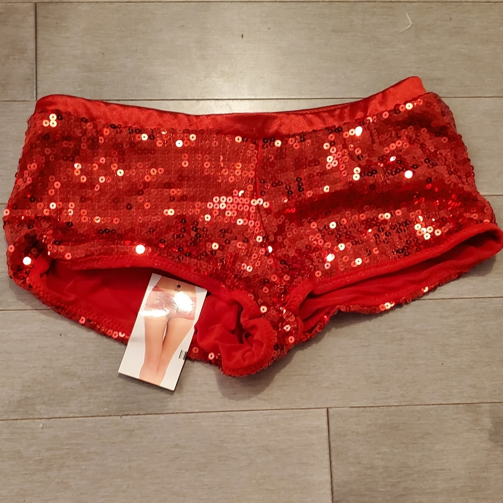Sequined boyshorts